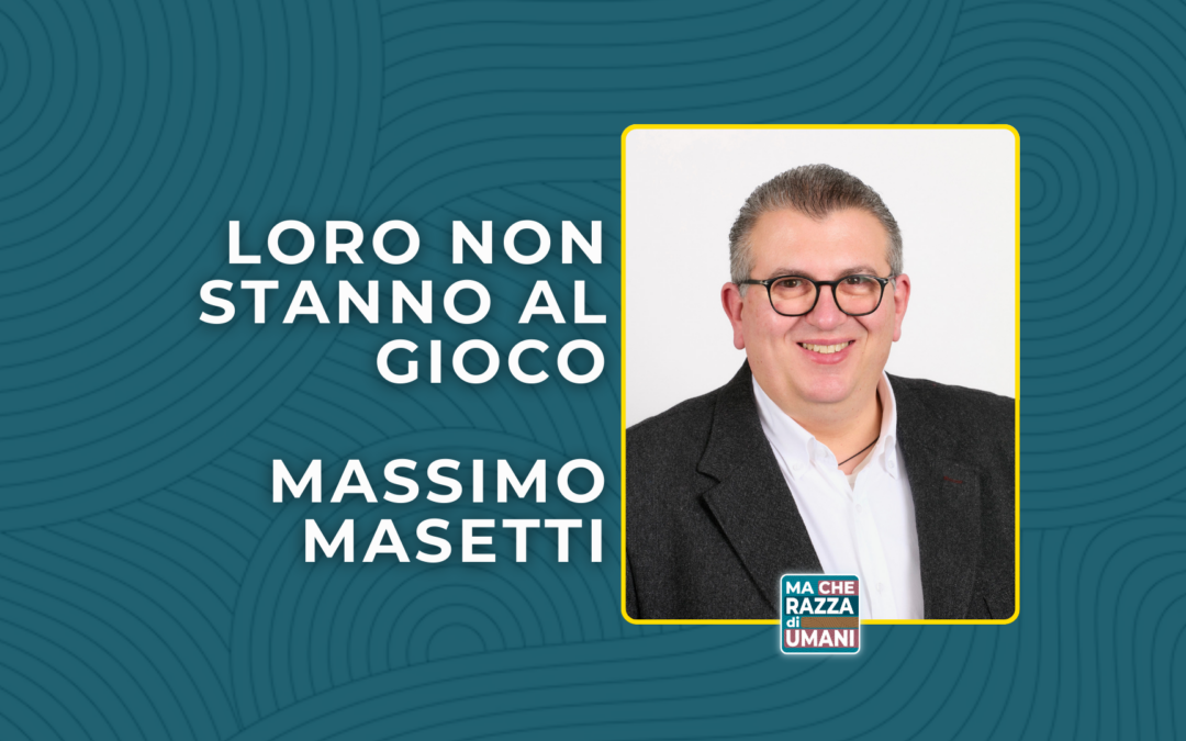 Massimo Masetti dice non al gioco d’azzardo