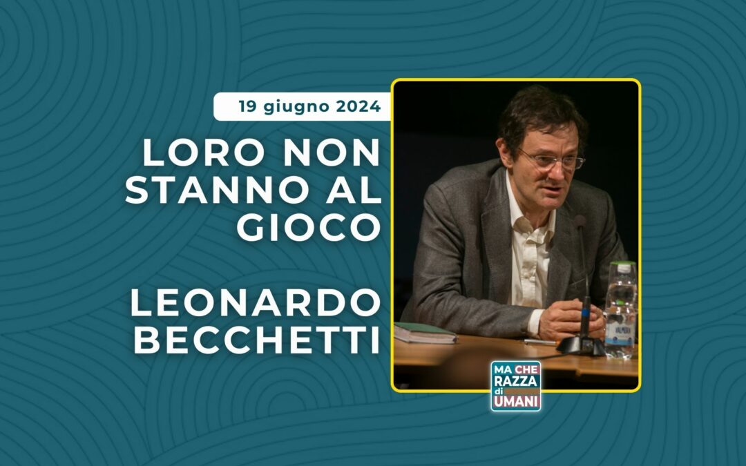 Leonardo Becchetti dice no al gioco d’azzardo