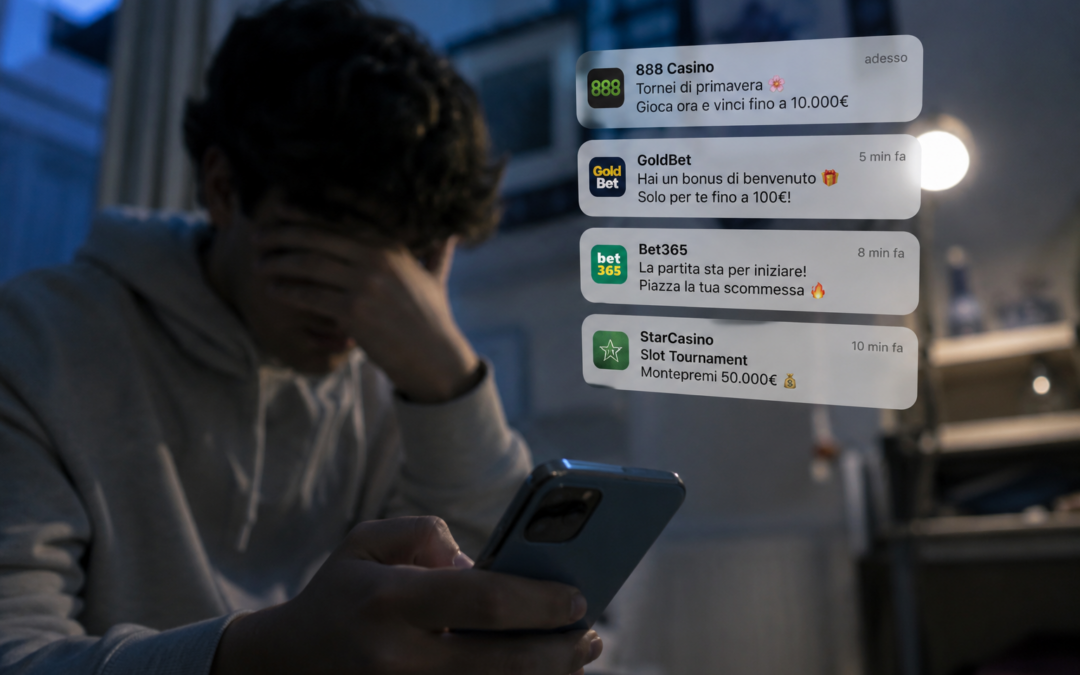 Le notifiche delle app di scommesse sono un gancio